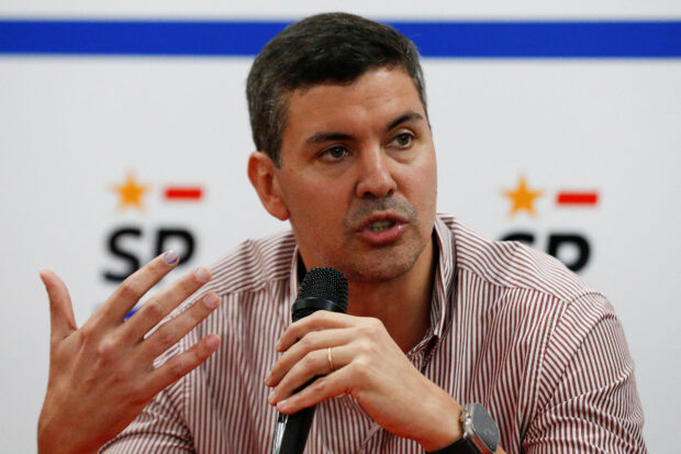 Paraguay's president-elect Santiago Pena