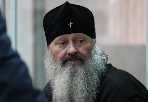 FILE PHOTO: Metropolitan Pavlo of the Ukrainian Orthodox Church, accused of being linked to Moscow, attends a coart hearing in Kyiv