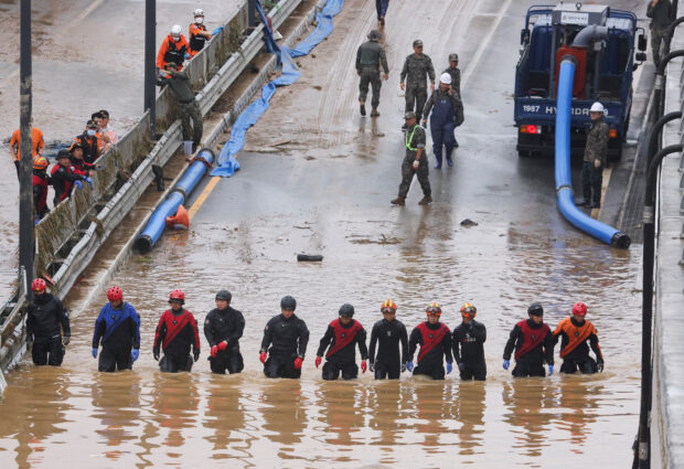 South Korea flood death toll