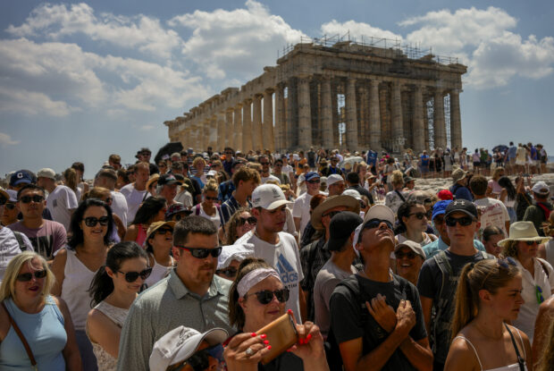Tourists are packing European hotspots