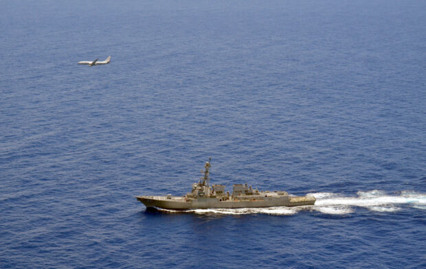US Navy plane flies through Taiwan Strait