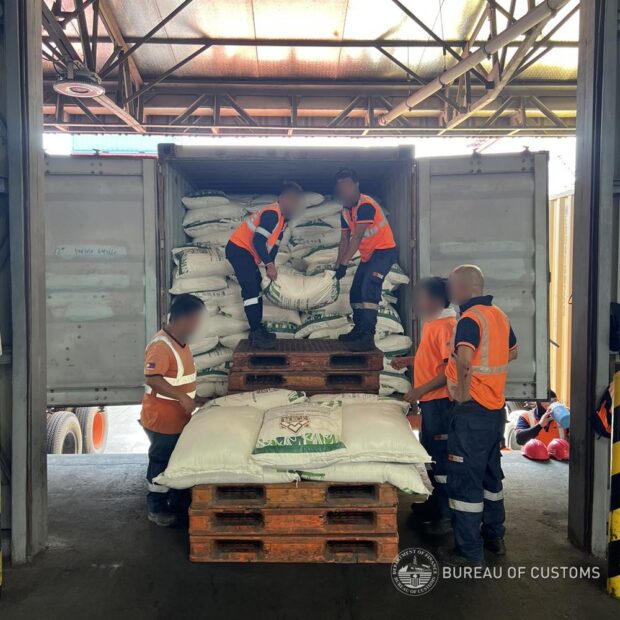Fifteen containers of refined sugar were seized at the Manila International Container Port (MICP), the Bureau of Customs