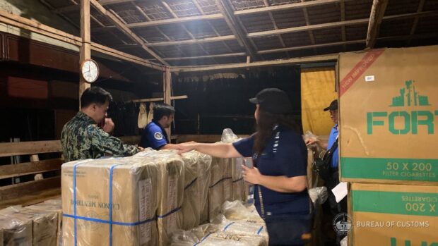 BOC intercepts P7.3 million worth of smuggled cigarettes in Zamboanga City