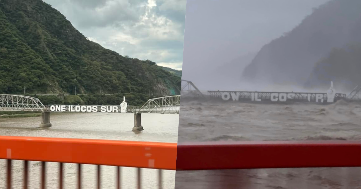 Ilocos’ iconic Old Quirino Bridge not spared from Typhoon Egay’s wrath