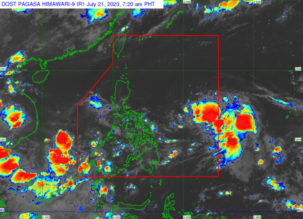 Overcast skies and scattered rain showers will prevail in Mimaropa and Western Visayas this Friday, July 21, 2023, due to the southwest monsoon.