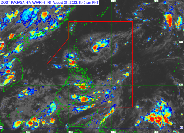 pagasa weather forecast august 22, 2023