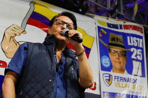 One dead suspect and six others arrested in the assassination of Ecuadorean presidential candidate Fernando Villavicencio are Colombians, Ecuadorean police says.
