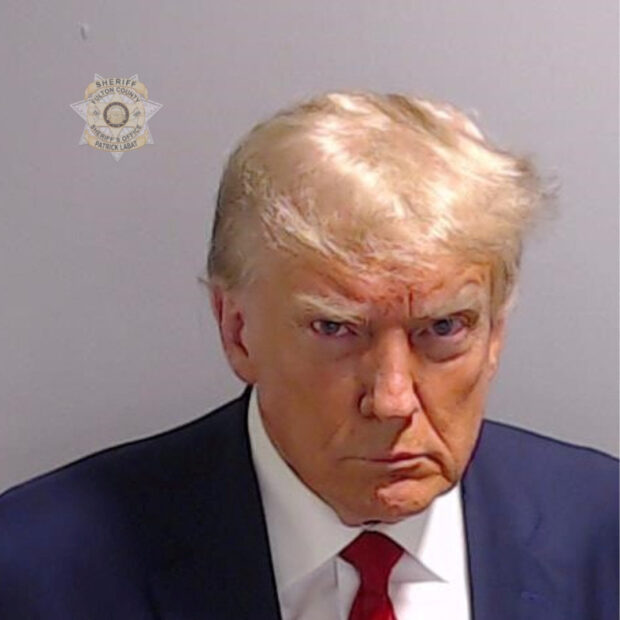Trump booked at Georgia jail on election charges