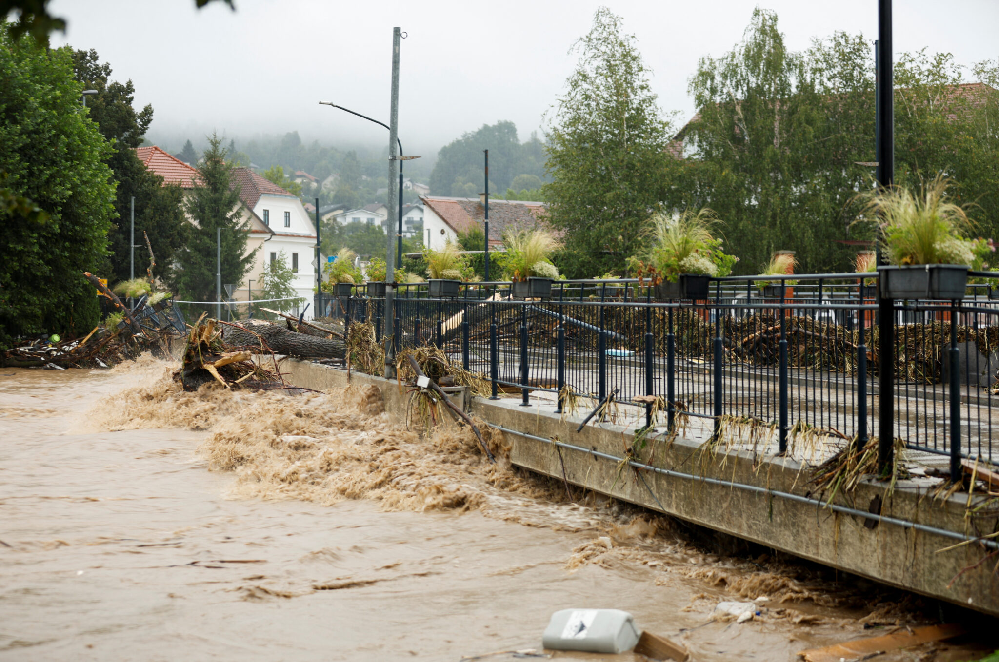 At least two die as heavy rains hit Slovenia; rescuers struggle to reach flooded areas