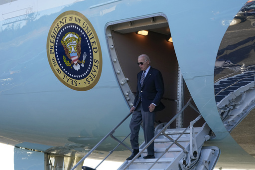 Biden heads west for a policy victory lap