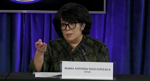 DENR Secretary Maria Antonia Yulo-Loyzaga