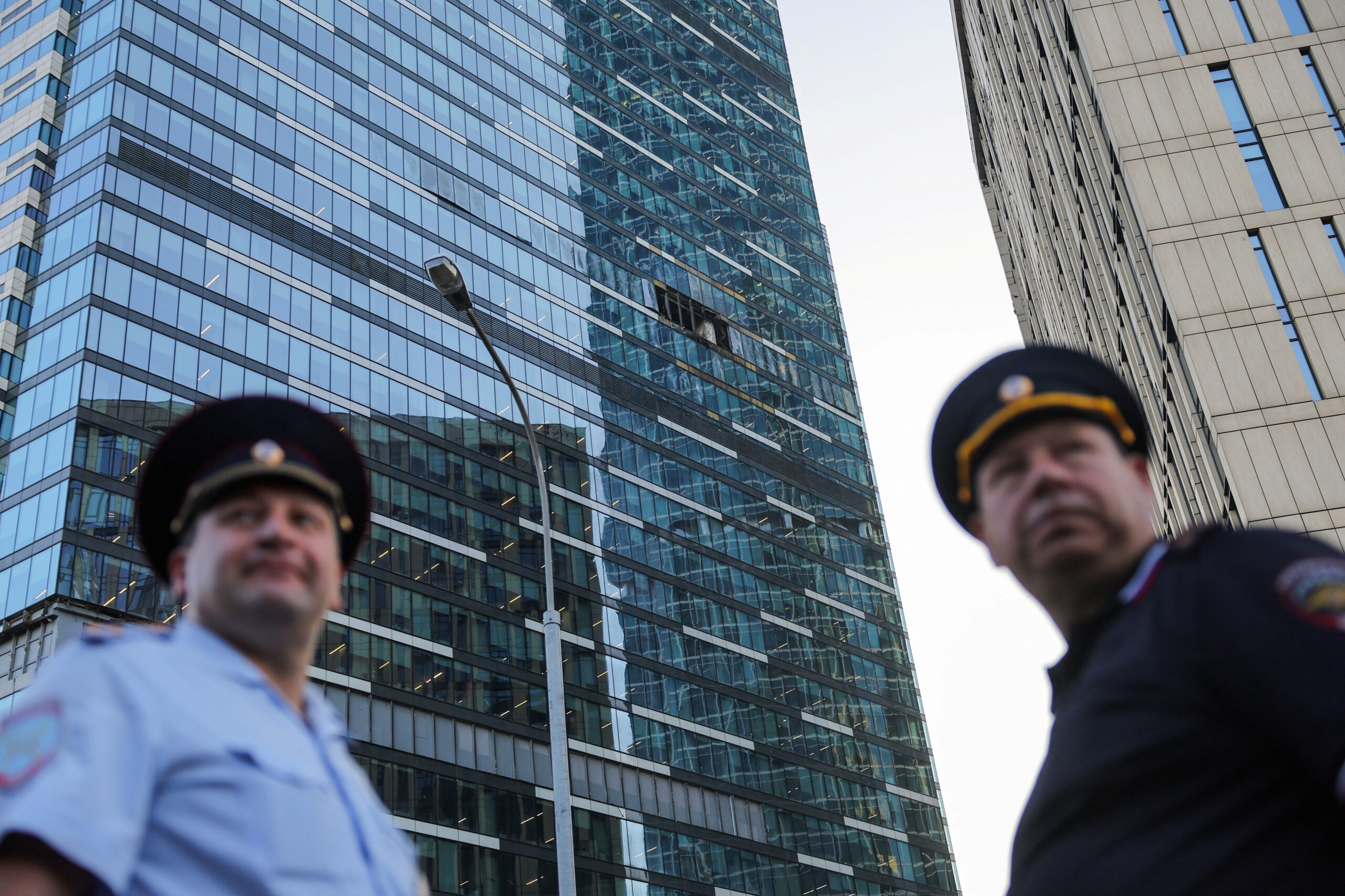 Target Moscow Drones target Moscow; high-rise building hit | Inquirer News