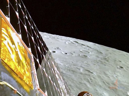 India's moon rover confirms sulfur near lunar south pole