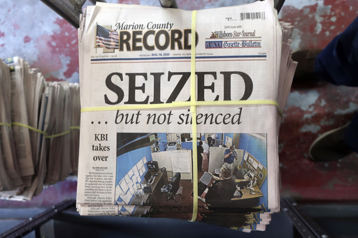 reason for police raid of Kansas newspaper