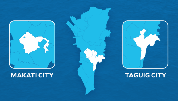 Aspiring candidates for the 2023 barangay and sangguniang kabataan elections (BSKE) who reside in the areas once disputed by Makati and Taguig have begun filing their certificates of candidacy (COCs) in the latter city.