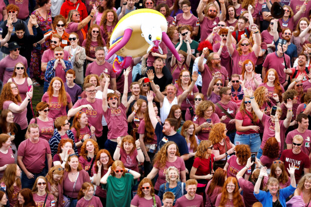 Thousands of redheads celebrate at annual festival in the Netherlands
