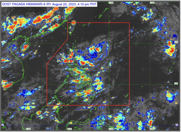 LPA east of Cagayan to bring rains mainly in Luzon