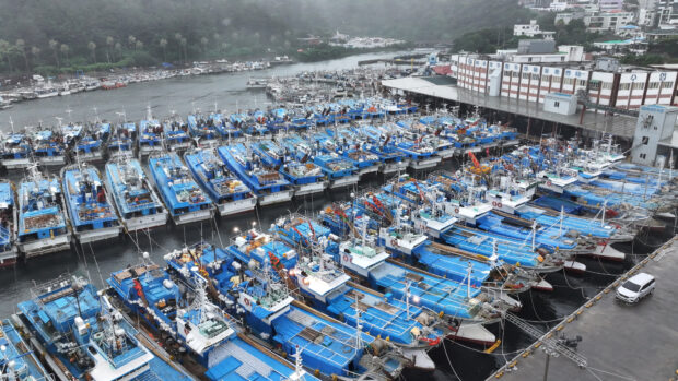 Typhoon Khanun lashes southern Japan and South Korea