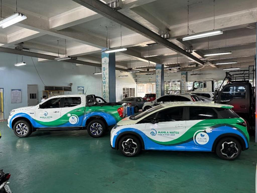 Manila Water acquires electric vehicles to reduce GHG emission