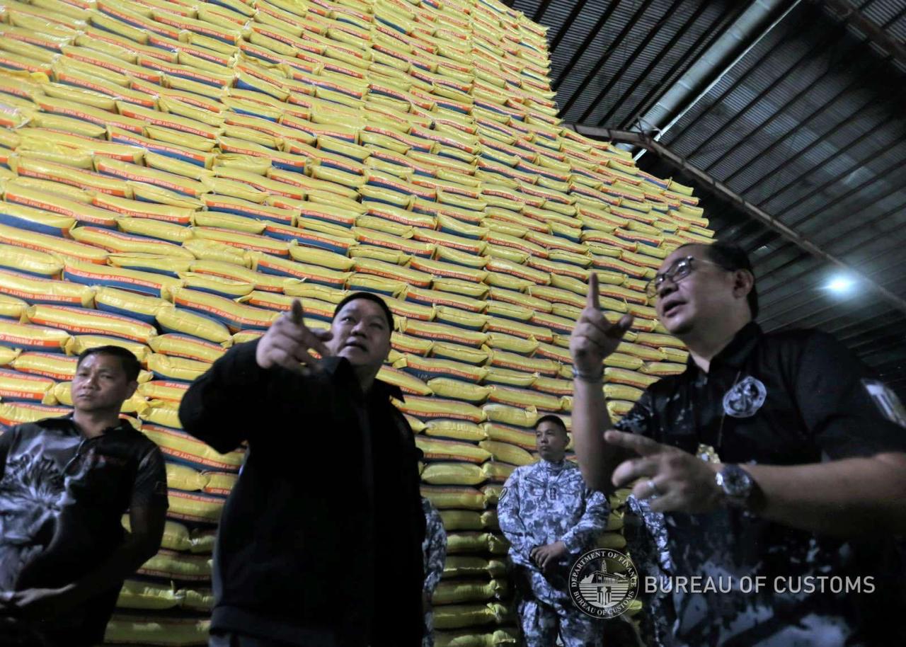 Customs closes three Bulacan warehouses storing imported rice