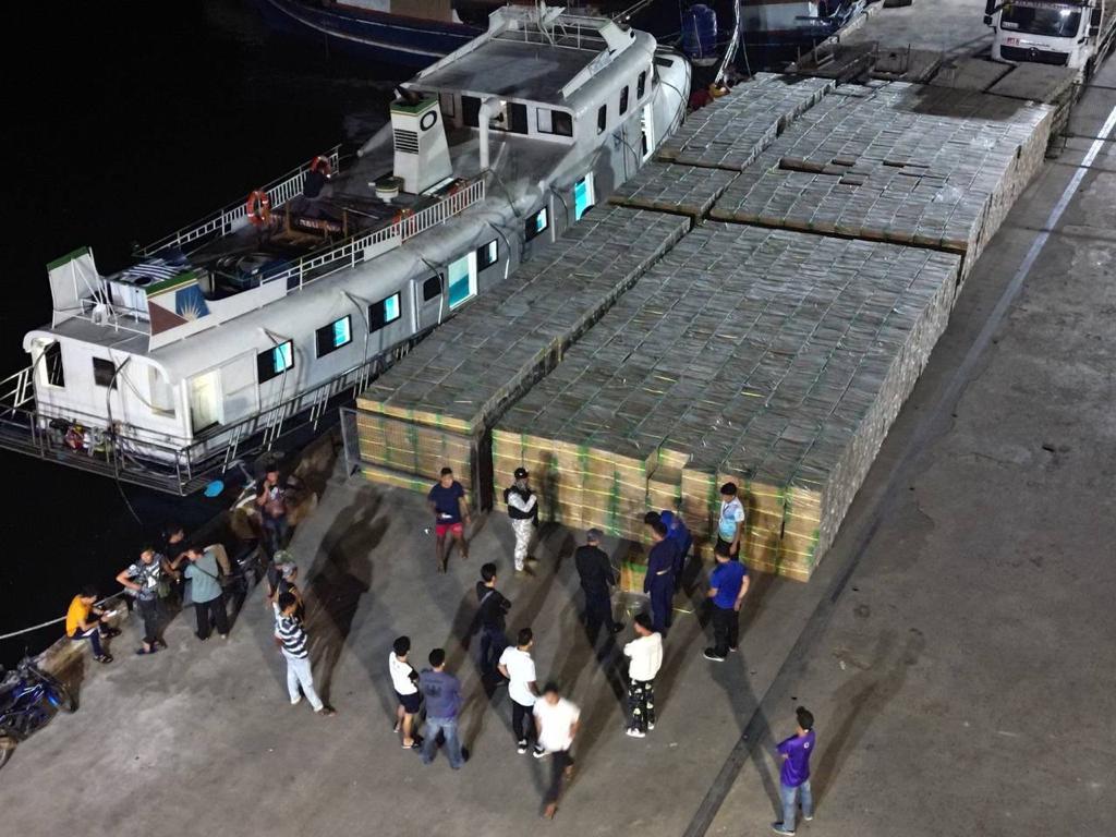 Navy seizes suspected smuggled cigarettes worth P84 million