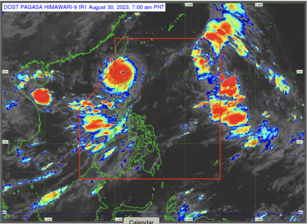Goring has intensified, but Batanes and Babuyan Islands are back to Signal No. 4.