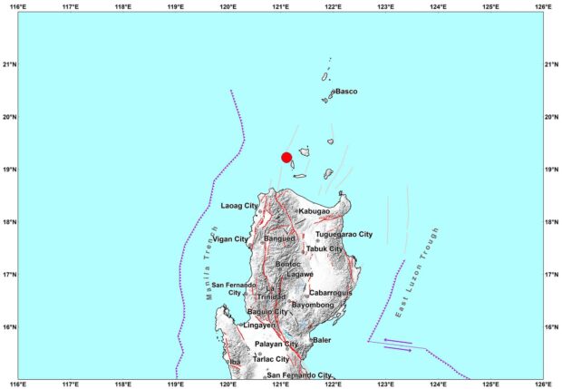 Magnitude 4.9 earthquake shakes Cagayan island