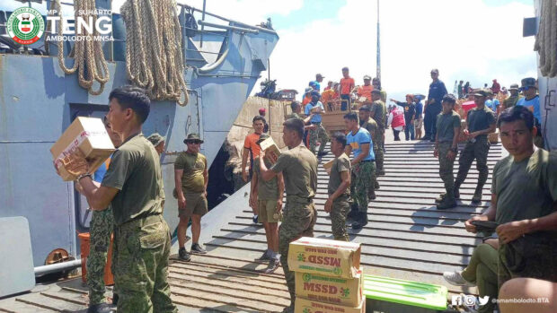 BARMM gov’t distributes aid to victims of Tawi-Tawi fire