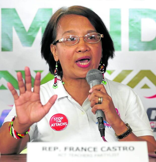 Castro says VP Sara decides to drop secret funds because of backlash