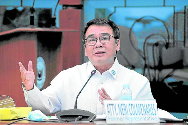 Bayan Muna chairperson Neri Colmenares asks both the Senate and the House of Representatives to make the bicameral committee discussions on the proposed P5.7 trillion 2024 national budget accessible to the public.