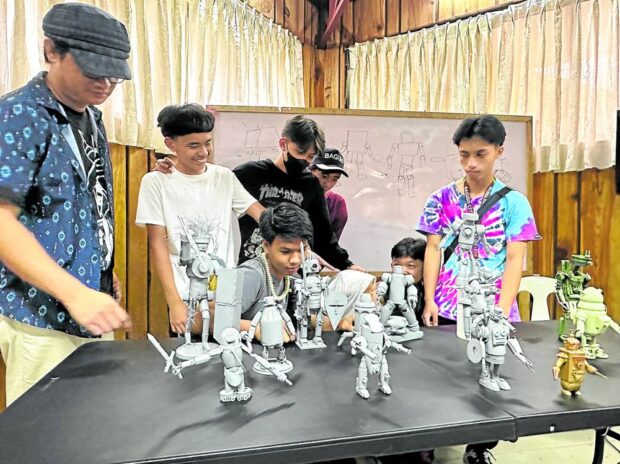 Baguio high school students create green art by upcycling