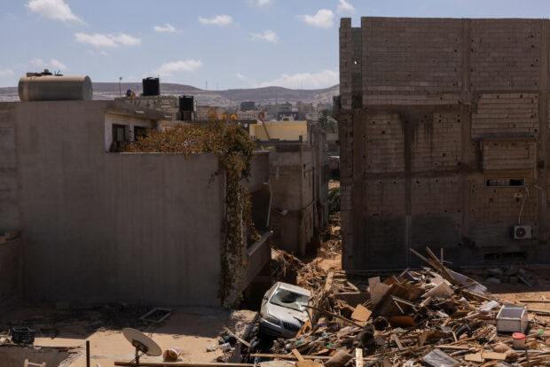 Aftermath of the floods in Derna