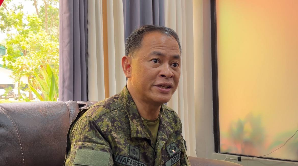 Major General Antonio Nafarrete for story: Ex-Abu Sayyaf now a soldier after completing Army training