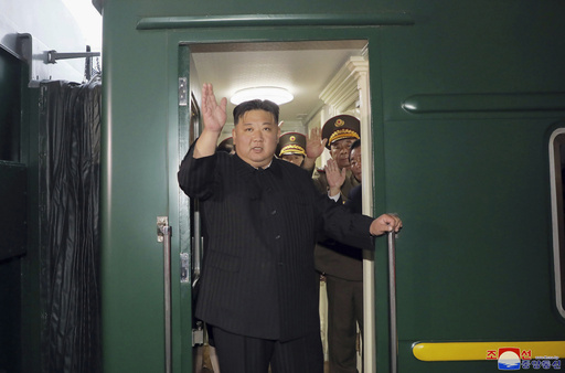 Kim Jong Un arrives in Russia