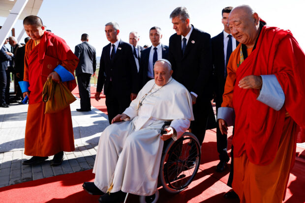 Pope Francis quoting Buddha