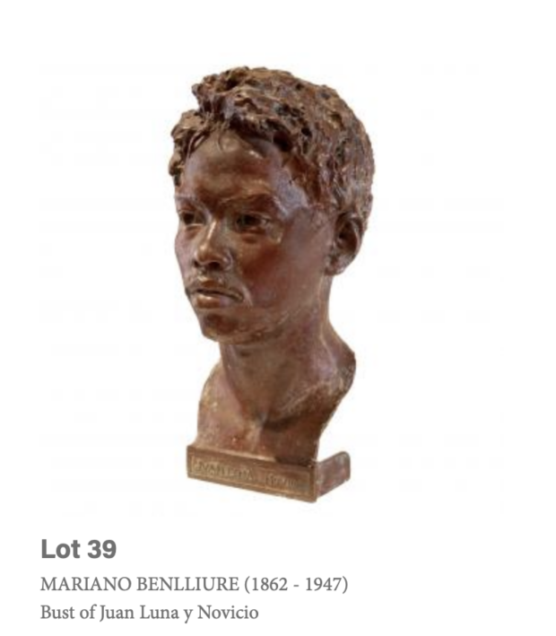 The National Museum of the Philippines has urged auction house Salcedo Auctions to stop auctioning off the historical bronze bust of Juan Luna.