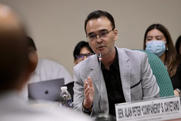 Senator Alan Peter Cayetano says the Senate and House of Representatives must talk to fix issues on Charter change