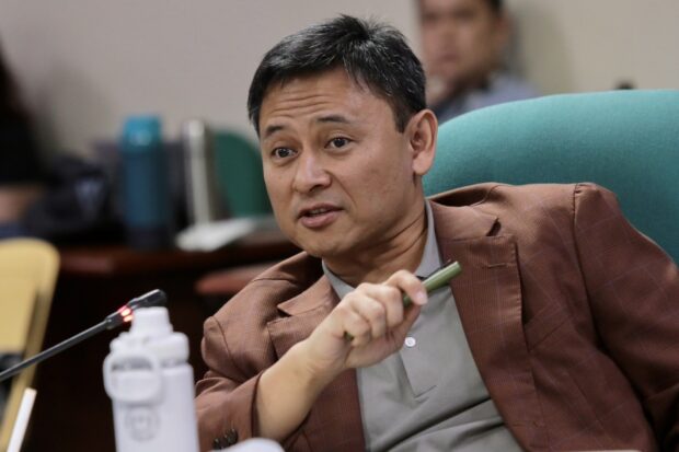 PHOTO: Senator Sonny Angara STORY: Angara defends Senate from House ‘bullying’: ‘It’s almost every day now’