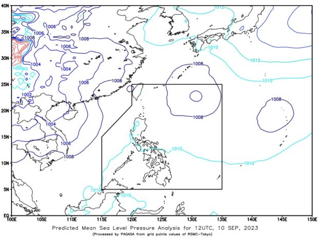 Two LPAs in and outside PAR unlikely to develop into cyclones