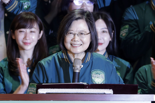 Taiwan's President Tsai begins visit to Eswatini 