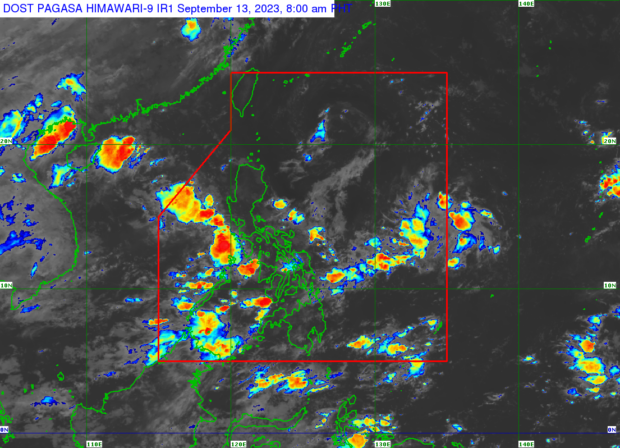 Pagasa says cloudy skies and rain are likely in most parts of the Philippines due to the southwest monsoon