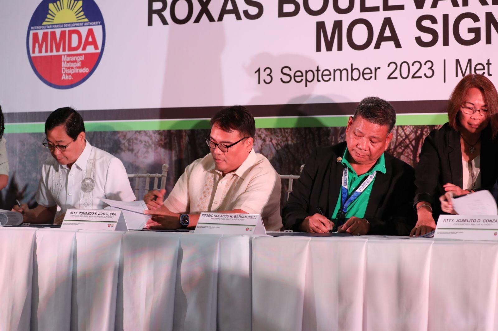 MMDA, PRA inks deal for construction of promenade in Pasay City