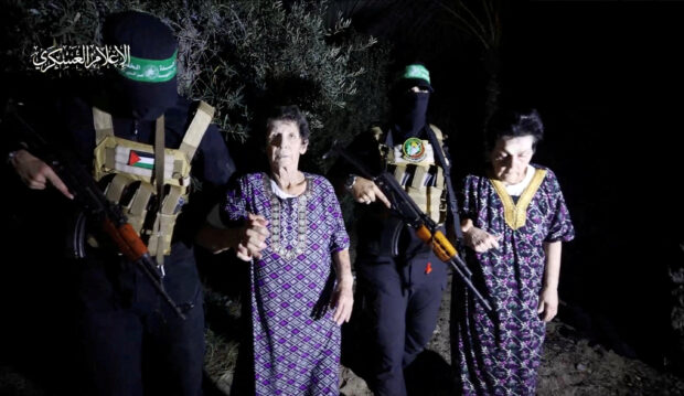 Palestinian Hamas releases hostages
