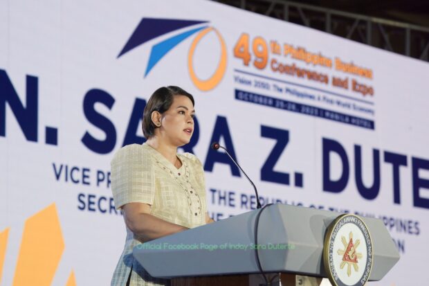 Vice President and Education Secretary Sara Duterte is considering partnerships with the country's leading internet providers in order to digitalize learning resources. 