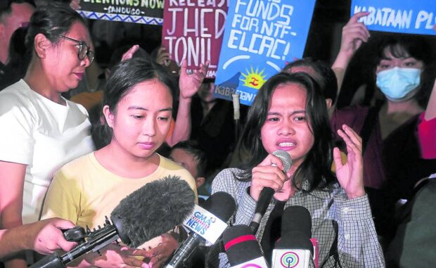 Environmental activists Jonila Castro and Jhed Reiyana Tamano questioned the impartiality of the Department of Justice (DOJ) in handling the perjury case filed against them.
