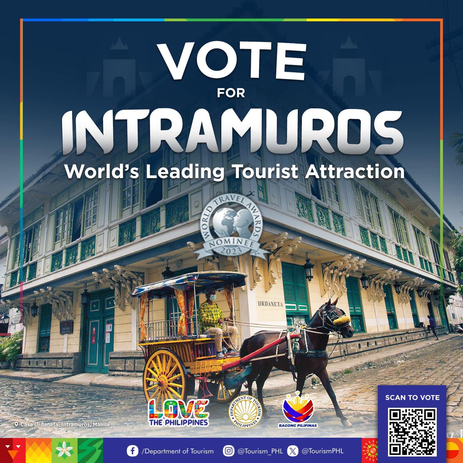 DOT asks Filipinos to vote Intramuros as world's leading tourist attraction