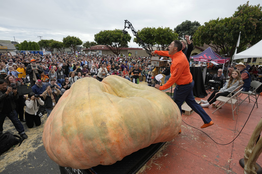 Pumpkin weighing 2,749 pounds sets world record for biggest gourd