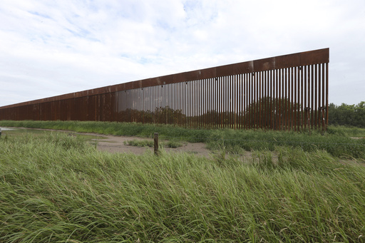border wall construction in South Texas