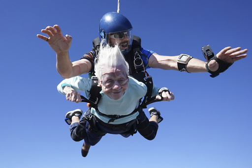 104-year-old Chicago woman dies days after record skydive