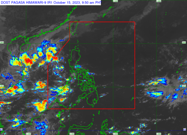 Pagasa says rains over Palawan likely due to trough of LPA outside PAR
